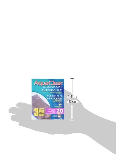 Aqua Clear AquaClear 20 Activated Carbon Inserts, Aquarium Filter Replacement Media, 3-Pack, A1380 - Image 3