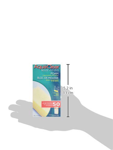Aqua Clear AquaClear 50 Foam Filter Insert, Aquarium Filter Replacement Media, A613 - Image 6