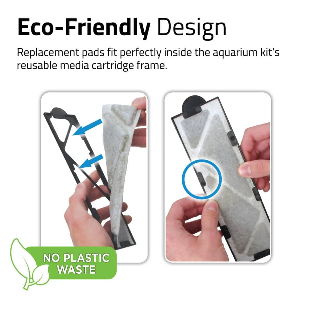 Fluval Flex 2.0 Poly-Carb Cartridge – 3 Pack Replacement Filter Media for Flex 2.0 Aquariums – Dual Mechanical & Chemical Filtration – Removes Toxins, Odors & Debris – Carbon-Impregnated Design - Image 4